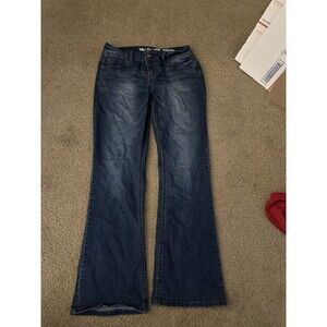 Wallflower Jeans Women’s Junior Sz 11 Blue Denim Luscious Curvy Fit Bootcut